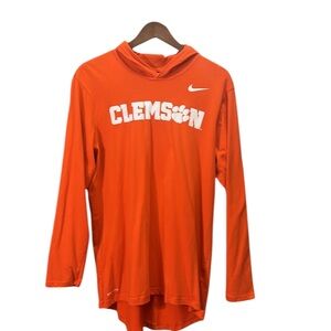 Nike Clemson Orange Long Sleeve Hoodie